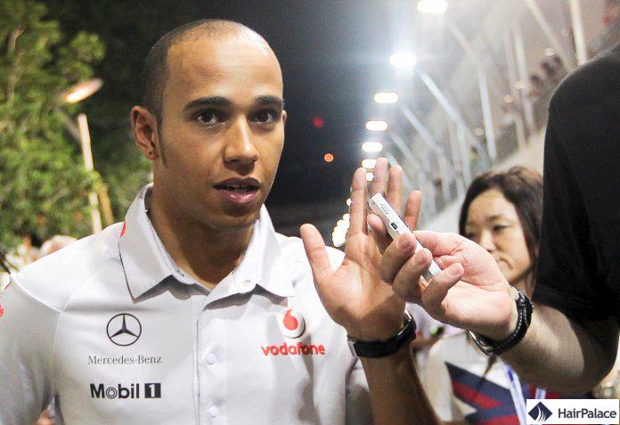 Lewis Hamilton cheveux 2010