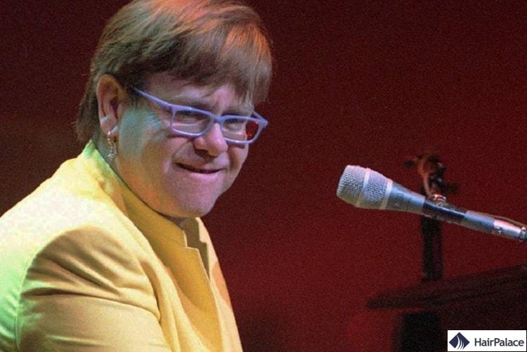 implantation de cheveux elton john