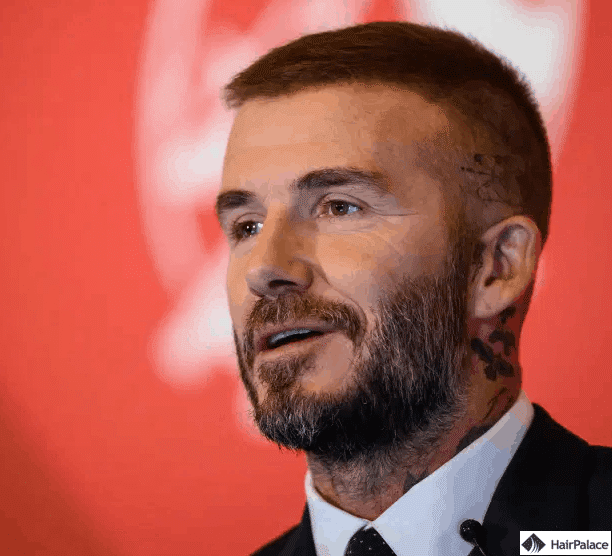 David Beckham après une éventuelle greffe de cheveux en 2018