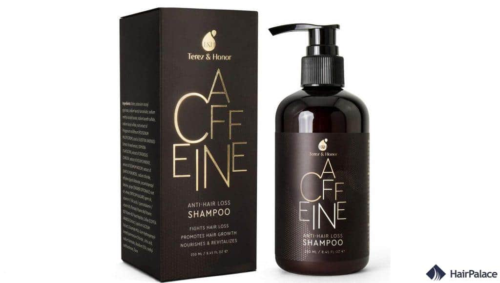 Terez & Honor caféine shampooing