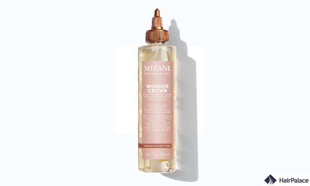 pré-nettoyant moussant pour le cuir chevelu Wonder Crown de Mizani