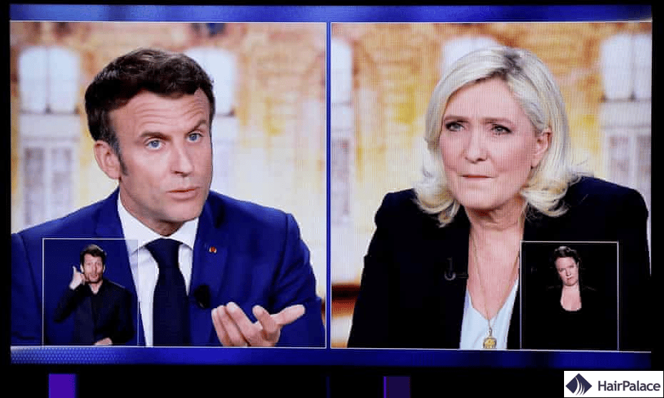 macron problème de perruque