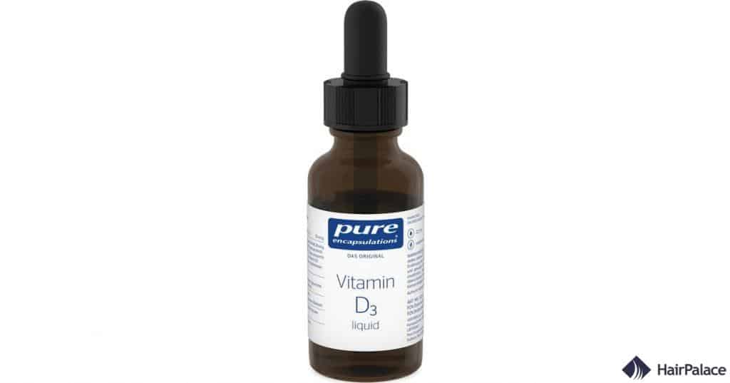 Pure liquide vitamine pour cheveux