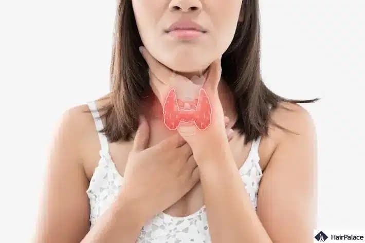 La maladie de la thyroïde peut provoquer la chute des cheveux