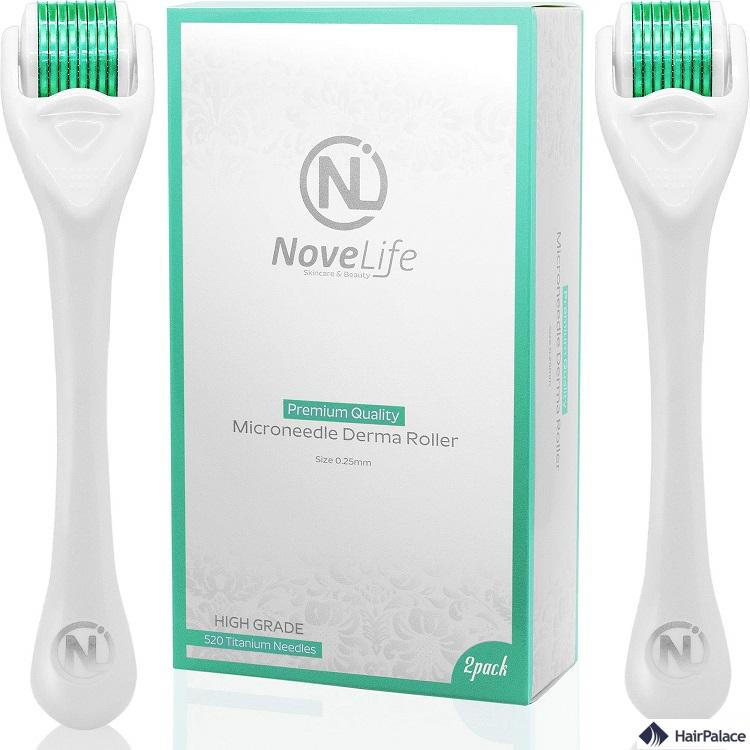 dermaroller microneedle novelife pour cheveux