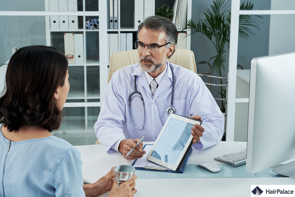 Un médecin peut aider avec l'impact de impact psychologique calvitie